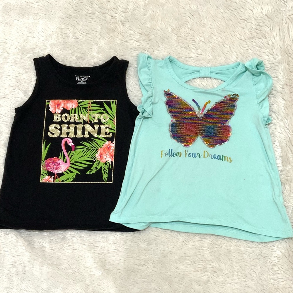 Bundle of girls tank tops